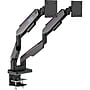 MSI MPG Aluminum Full-Motion Dual Monitor Desk Mount with RGB LEDs,  Up to 35", Matte Black & Painted Gray (MT201DR)~#|#~BB2CB66A-4D26-4176-A7C6A3A348FA460B_sc7