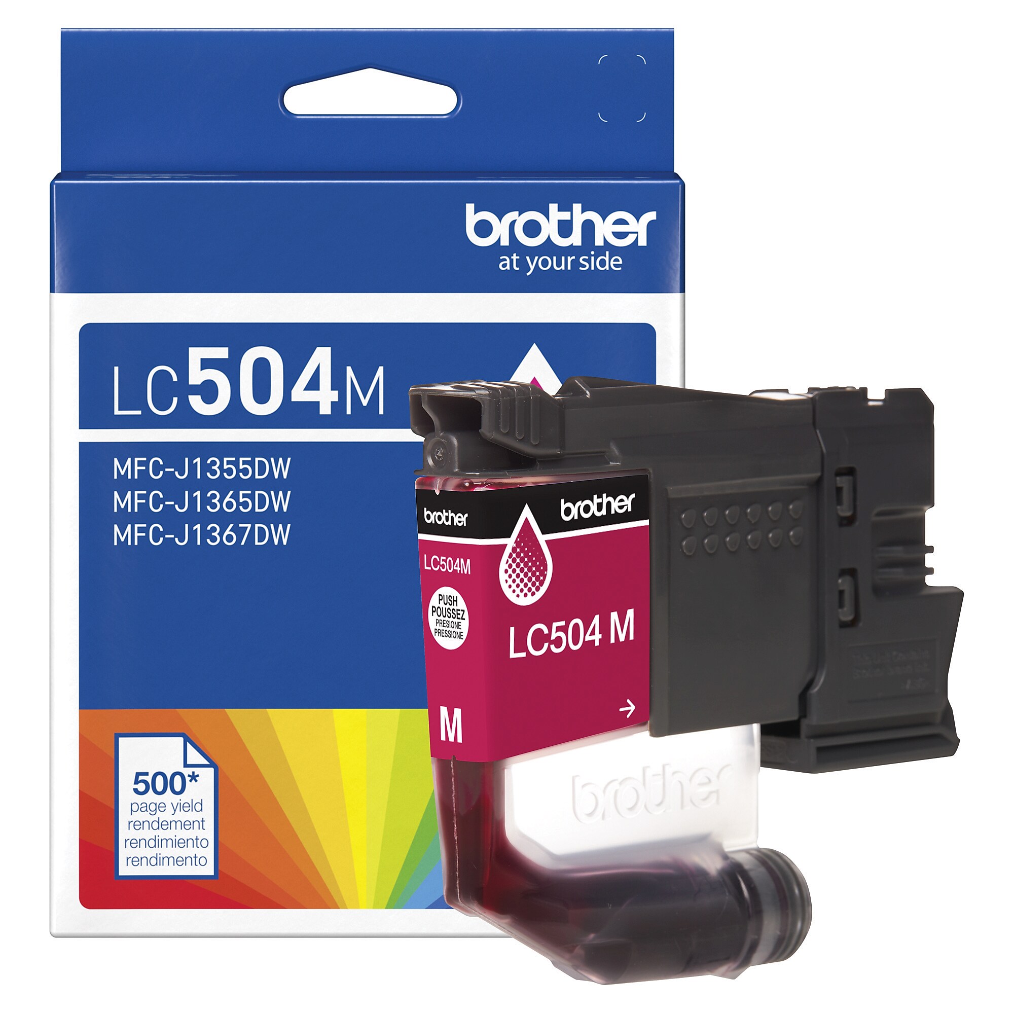 Brother LC504 Magenta Standard Yield Ink Cartridge (LC504MS) Sansujyuku sansujyuku.com