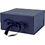 JAM Paper Collapsible Gift Boxes, Navy Blue (LA-8X8-BX-NVY)~#|#~BB328277-43EC-484B-BA94C83F46BF46CF_sc7