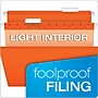Pendaflex Reinforced Hanging File Folders, 1/5 Tab, Letter Size, Orange, 25/Box (04152 1/5 ORA)~#|#~BB34056D-F52A-4B24-8E346D1A301702B9_sc7