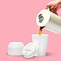 Perk Plastic Hot Cup Lids, 50 Count Disposable Coffee Cup Lids for 10–16 Oz Paper Hot Cups, White~#|#~BB390AE6-9AC4-4F8B-970812819349F075_sc7