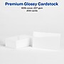 Avery Clean Edge Business Cards, 2" x 3 1/2", Glossy White, 200/Pack (8859)~#|#~BB3AEFC6-4C09-44DD-9CADE44FA99EB22B_sc7
