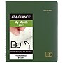 2027 AT-A-GLANCE Recycled 9" x 11" Monthly Planner, Faux Leather Cover, Green (70-270G-60-27)~#|#~BB3B550D-D75E-4E80-87248E570394CE4D_sc7