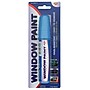 Cosco Window Paint Marker, Chisel Tip, Blue Ink (098175)~#|#~BB411017-710C-4085-B799F6531A7570EA_sc7