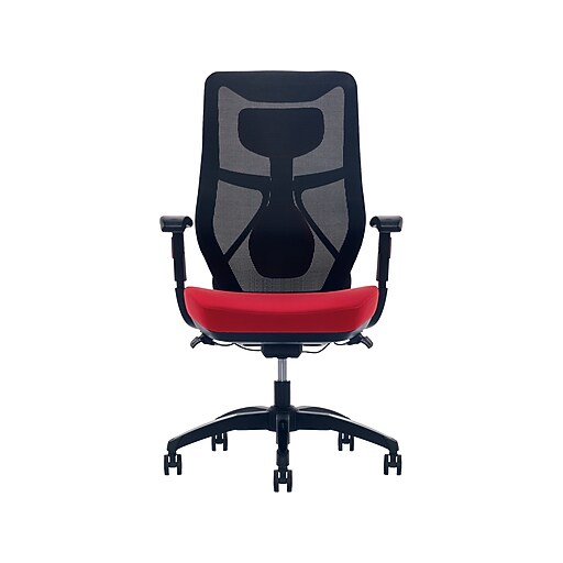 Beautyrest DuoEX Ergonomic Mesh Swivel Computer Chair, Red (60051RED