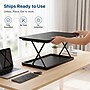 Uncaged Ergonomics CHANGEdesk 27.5"W Mini Desktop Standing Desk Converter, Black (CDMM-B)~#|#~BB43F0AE-0164-4839-9822CEC1AA8A4A77_sc7