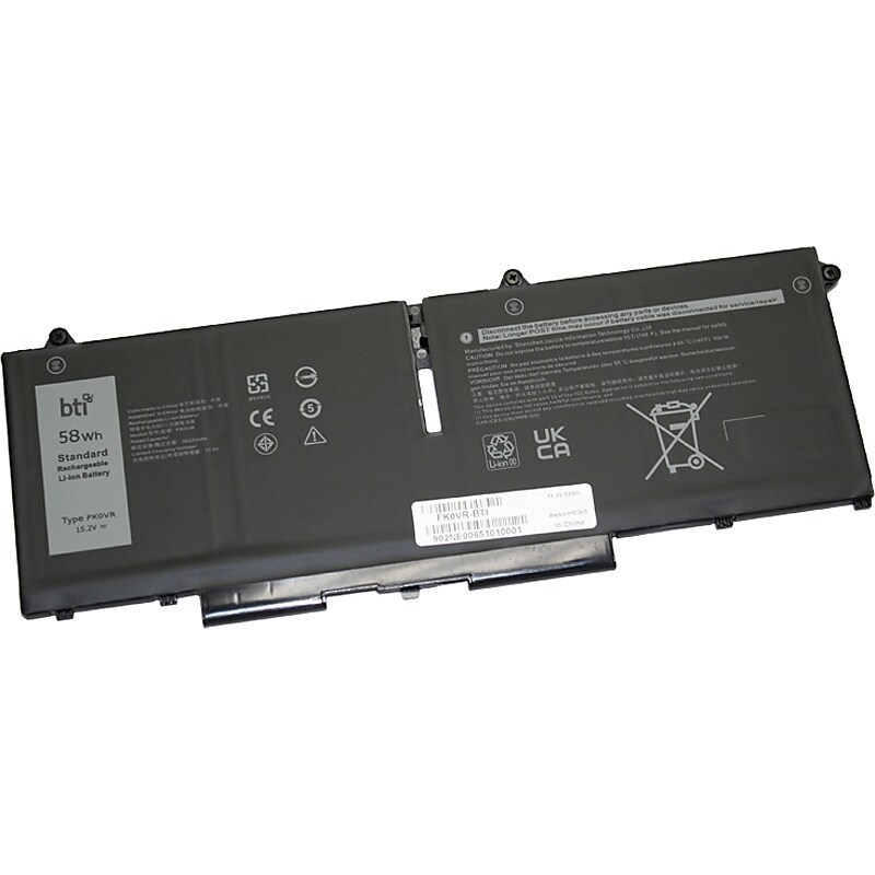 Battery Technology Li-Ion Replacement Battery for Dell Latitude 5330/5430, 3820mAh (FK0VR-BTI) image 1