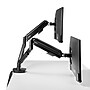 Staples TECH Adjustable Dual Arms, Up to 30" Monitor, Black (51729-CC)~#|#~BB487B58-9C5D-486E-88D83B7427303B44_sc7