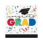 Creative Converting Cap Toss Graduation Plates and Napkins Kit, Multicolor (DTC8660E2G)~#|#~BB4C10E6-E6E1-465B-AFAEB703399FE6BA_sc7