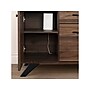 South Shore Helsy 26.75" 2-Drawer Storage Credenza with 4 Shelves, Natural Walnut (13310)~#|#~BB4E8682-BD27-4065-8072353F2824C11F_sc7