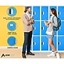 AdirOffice 72"H 3-Tier Blue Storage Locker (ADI629-203-BLU-DL)~#|#~BB4F2083-2400-4752-8F77999081A76D40_sc7