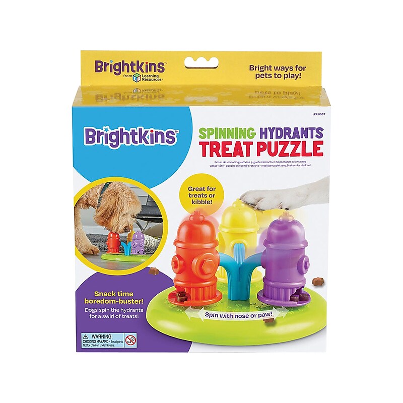 Learning Resources Brightkins Spinning Hydrants Treat Puzzle (LER9367) image 1