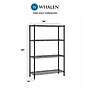 Whalen 4-Shelf Wire Unit, 36"W, Black (WS143654-4B)~#|#~BB6526DF-245C-4856-801D4574C596F444_sc7