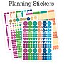 2025-2026 Global Printed Products Deluxe Black Floral Pink 8.5" x 11" Academic Weekly & Monthly Planner, Plastic Cover~#|#~BB66CA5A-DA7E-45AB-A06D2549C4060CEC_sc7