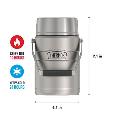 Thermos King Big Boss Stainless Steel Insulated Food Jar - Thumbnail 2