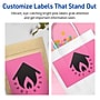 Avery Laser/Inkjet Rectangle Multipurpose Labels, 5" x 7", Bright Pink, 40/Pack (94258)~#|#~BB69DFF1-C20C-4BB0-B06DDEAC1CFB538C_sc7