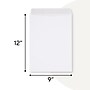 Staples 9 x 12 Catalog Mailing Envelopes, White Wove, QuickStrip EasyClose Peel & Seal, Strong Self‑Seal Closure, 100/Pack~#|#~BB6F5C6A-03AA-4B89-BEC043DAB45C2BA5_sc7