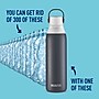 Brita Stainless Steel Filtered Water Bottle, 20 oz., Carbon (36447)~#|#~BB74BC1F-6C19-449E-B378E2A91D8595EE_sc7