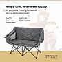 Arrowhead Outdoor Loveseat Outdoor Chair, Granite Gray (TSRTKKS0319U)~#|#~BB74C3BC-6689-4A9E-9AB808ED5AF587BC_sc7