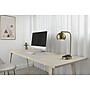 Adesso Emery SuperCharger Incandescent Desk Lamp, 19"H, with USB Port, Antique Brass (2624-21)~#|#~BB775C58-73A8-41A9-95464F85A6085DCF_sc7