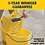 Rubbermaid WaveBrake 2.0 Janitorial Side-Press Bucket and Wringer, 26 Quart, Yellow (FG748000YEL)~#|#~BB78FD45-BD5C-40CA-814FD503AC407A81_sc7