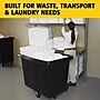 Rubbermaid Cube Truck, 500 lb. Capacity, Black (FG461600BLA)~#|#~BB7B45EB-626D-4B8E-BD478D3E0410EEF8_sc7