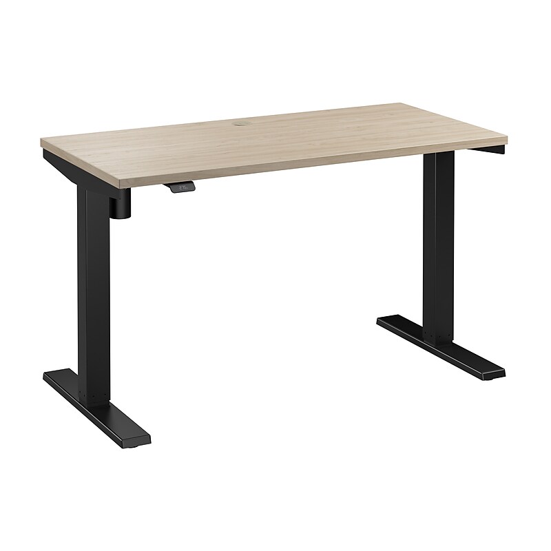Bush Business Furniture Move 40 Series 48"W Electric Adjustable Standing Desk, Natural Elm/Black Powder Coat (M4S4824NEBK) image 1
