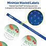 Avery Laser Waterproof Round Labels with Sure Feed, 2 1/2" dia., White, 72 Labels/Pack (5657)~#|#~BB83DA05-9D9A-4868-80D01F6481B39CEB_sc7