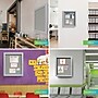 Ghent 1 Door Enclosed Vinyl Bulletin Board, Satin Aluminum Frame, 24"H x 18"W, Silver, (GHEPA12418VX193)~#|#~BB8CEBF9-9B15-4695-B4A209CFEAD47EE8_sc7