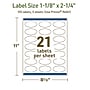 Avery Dissolvable Decorative Edge Multipurpose Labels, 1-1/8" x 2-1/4", Off-white, 105/Pack (94061)~#|#~BB8F1BAC-0A06-47A5-832173490DB519BE_sc7