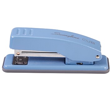 Sally 静床20SW Swingline Cub Desktop Stapler, 20-Sheet Capacity, Periwinkle