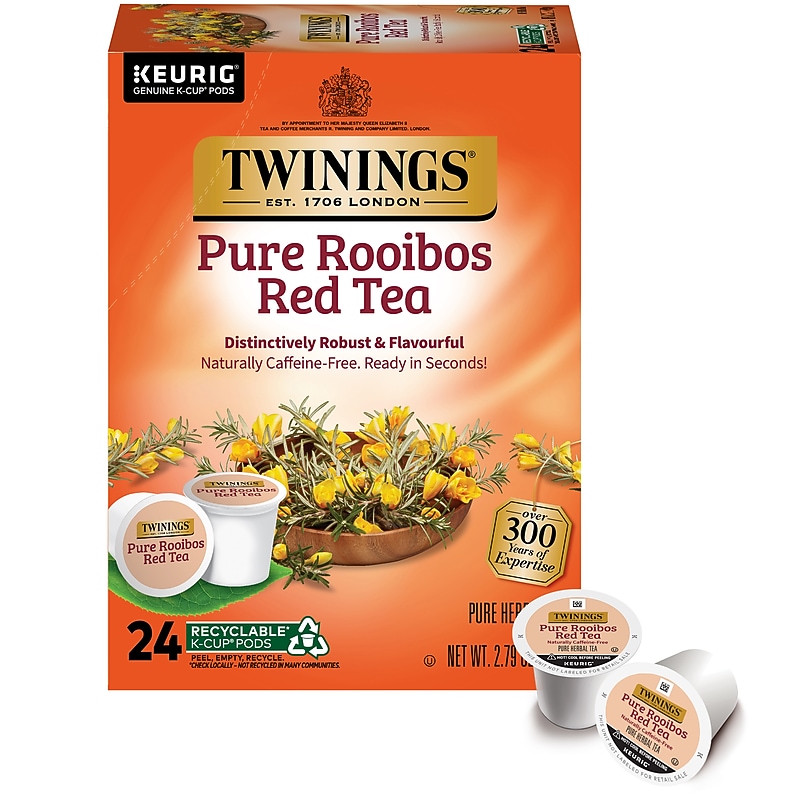 Twinings Pure Rooibos Herbal Tea, Keurig® K-Cup® Pods, 24/Box (TNA85791) image 1