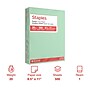 Staples Pastel 30% Recycled Color Copy Paper, 20 lbs., 8.5" x 11", Green, 500/Ream (14781)~#|#~BBA0B162-8480-466A-90B9AE236BEC0926_sc7