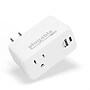 Plugable Wall Outlet Extender with USB-C and USB Charger, White (PS1-CA1)~#|#~BBB5C1AE-752E-4B42-84CE5D1FAACE491F_sc7