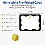 Avery Rectangle Rounded Corners Matte Blank Card, White, 20/Pack (19479370847)~#|#~BBB8B145-3858-44EC-9B6135696EDCCD09_sc7