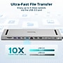 Turonic BYL-2003U2 Universal Docking Station 12-in-1 USB-C Hub, 100W PD, Dual HDMI 4K@30Hz, VGA, Ethernet~#|#~BBB8B47B-6830-4FD9-BAF9316D3D634024_sc7