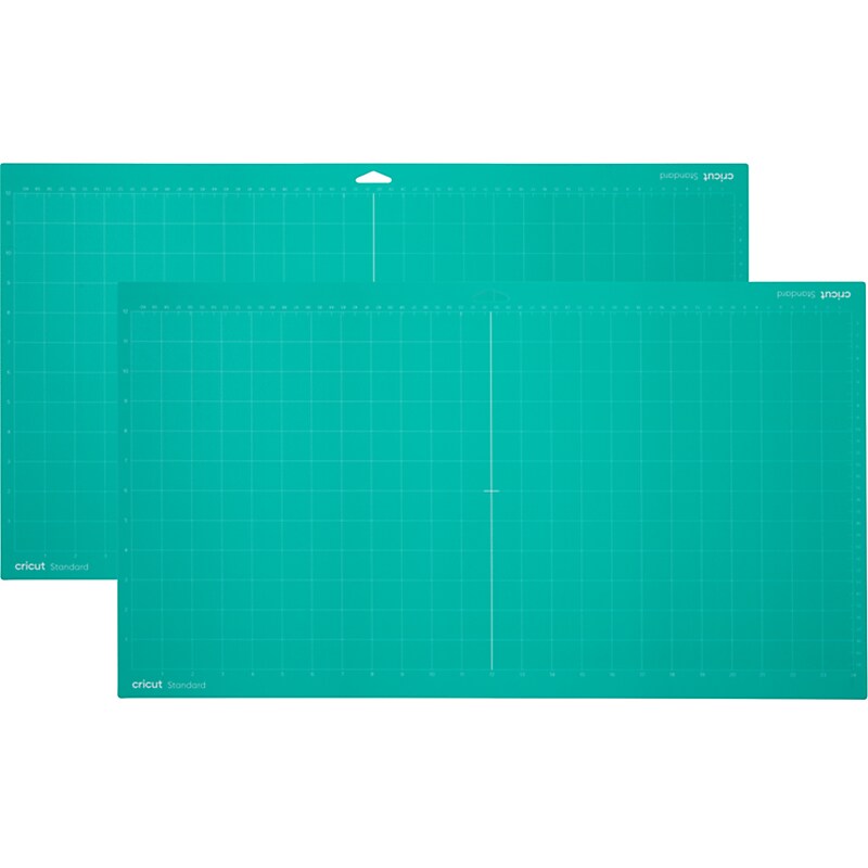 Cricut Die Cutting Standard-Grip Performance Machine Mat, Green, 2/Pack (2009972) image 1