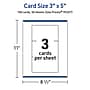 Avery Integrated Cards, 3" x 5", Glossy White, 150/Box (95337)~#|#~BBBEB8FA-8960-477F-B0A56D63A5AA82F3_sc7