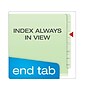 Pendaflex 30% Recycled Pressboard Classification Folder, 2-Divider, 2.5" Expansion, Legal, Light Green, 10/Box (23324R)~#|#~BBBF3B0D-9A00-410C-A9BB960B3268B1F1_sc7
