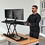 VersaDesk PowerPro 36"W Electric Adjustable Standing Corner Desk Converter, Black (VT77136330101)~#|#~BBC5C8F6-C7E5-4C1F-8C34D010073F47E3_sc7