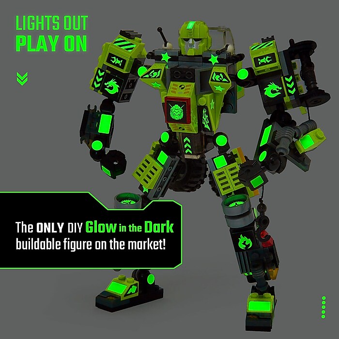 Green robot toy on sale