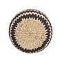 Household Essentials Woven Basket in Handwoven Cattail and Paper Fibers with Pattern, Natural/Black, 2/Set (HHML-6707)~#|#~BBC8FF04-5BDD-4B0C-800A4466C243AC28_sc7