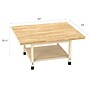 Diversified Woodcrafts Workshop Rectangular Workbench Table, 64" x 54", Light Hardwood (WW4-0V)~#|#~BBCCEB74-AC09-426B-8C346D436360B417_sc7