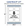 Avery Laser/Inkjet Decorative Edge Multipurpose Labels, 2" x 3", White, 200 Labels/Pack  (94267)~#|#~BBCE9F92-6A7F-403E-8494951FD6668652_sc7