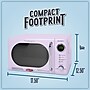 Nostalgia Retro 0.7 Cubic Foot Countertop Microwave, Lavender (NRMO7LV6A)~#|#~BBD3FD21-ACC7-4329-A42111D7667D9FFF_sc7