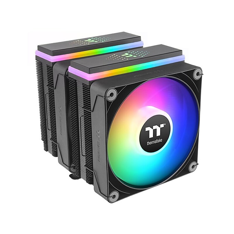Thermaltake ASTRIA 120mm Rifle Bearing CPU Coolers with RGB Lighting (CL-P121-CA12SW-A) image 1