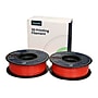 Anker PLA+ 1.75mm PLA Filament Spool for Ankermake M5, Red, 2/Pack (V6110191)~#|#~BBD7517A-EDAC-41B8-ACB6450566695E3F_sc7
