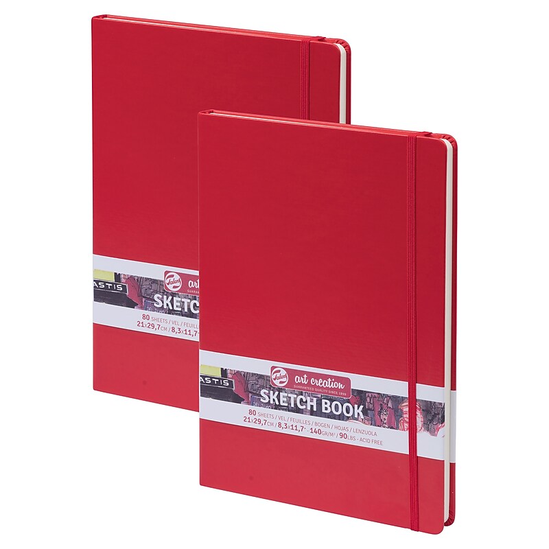 Talens Art Creation 8.3" x 11.7" Sketch Book, 80 Sheets/Book, 2/Bundle (TLN9314203M-2) image 1
