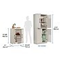 Sauder HomePlus 37"H Storage Cabinet with 2 Shelves, White (438284)~#|#~BBE08C29-E92C-4EDE-86F4E0C334162FF1_sc7