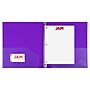 JAM Paper 1/2" 3-Ring Flexible Poly Binder, Purple (PB75237PU)~#|#~BBE3F74D-3F9A-4862-9E85AE6118494DA7_sc7